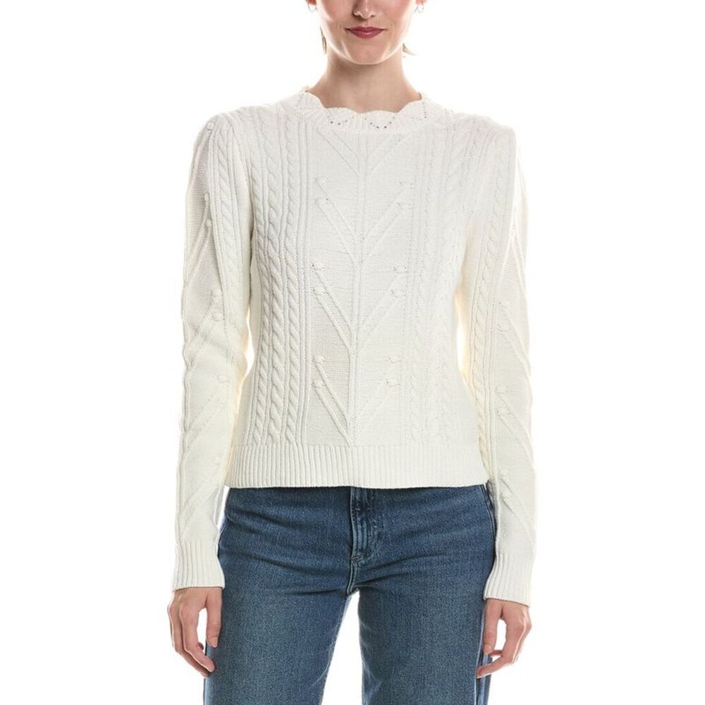 Michael Stars Womens Pia Sweater, White